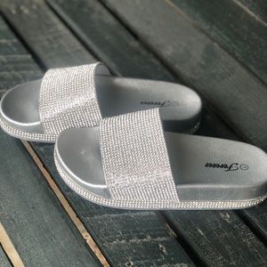Rhinestone Pool Slides 7